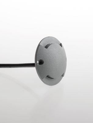 Corp de iluminat tip semnalizator din aluminiu turnat sub presiune IP54 cu LED integrat lumină naturală/caldă 1W 121LM, driver 24V neinclus 2 fețe ELMO